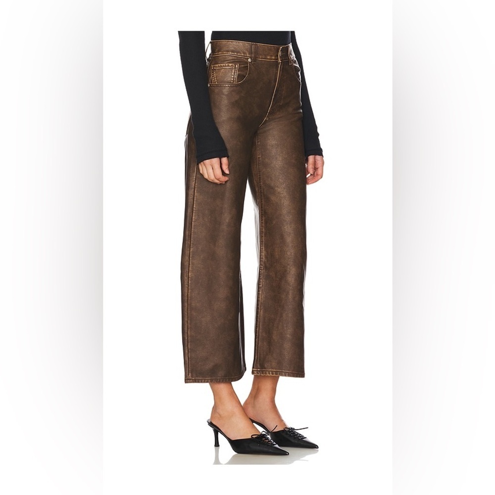 New! We The Free x Free People Misha Brown Barrel Balloon Wide Leg Pants🤎 26 NWT - Picture 14 of 14